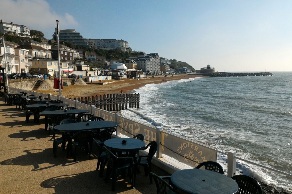 View of Ventnor Seafront from the Spyglass Inn